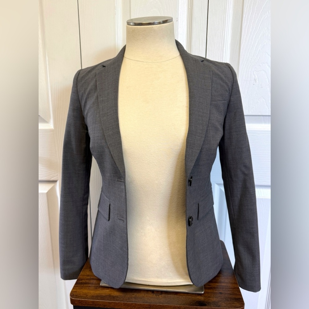 Banana Republic Blazer Dark Grey 00P XXS